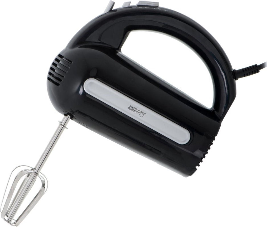 Camry CR 4218 handmixer zwart, 300 W – 5 snelheden, turbo en deeghaken
