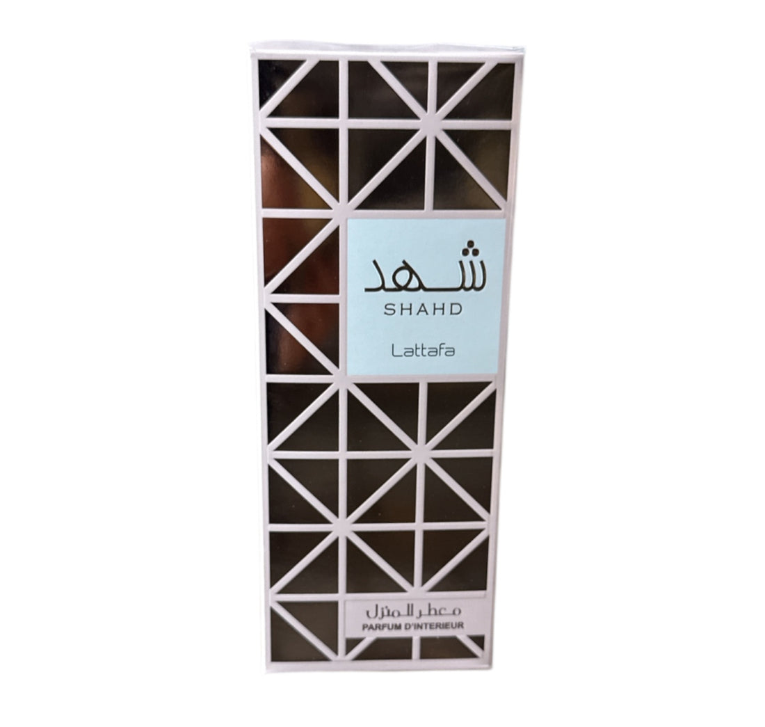 Lattafa Shahd interieurparfum – room spray met bloemige geur, 450 ml