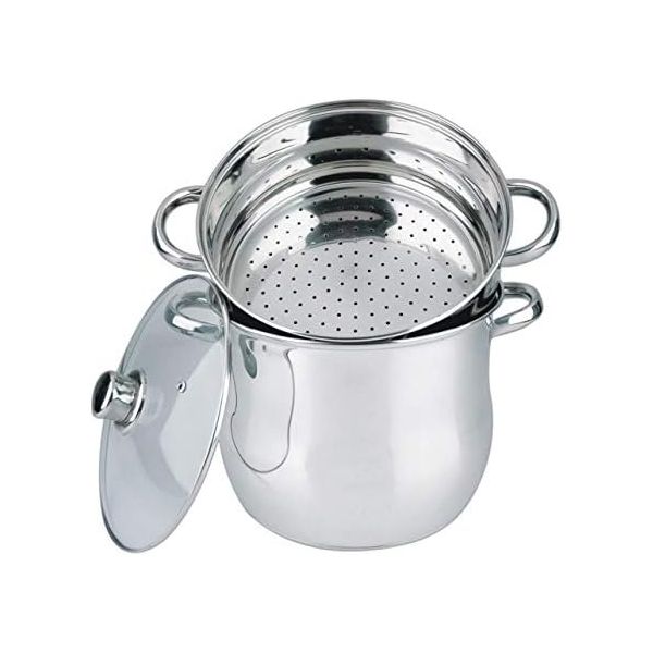 Couscouspan RVS – stoompan voor couscous, ook voor inductie, 4 tot 16 liter – foto 5
