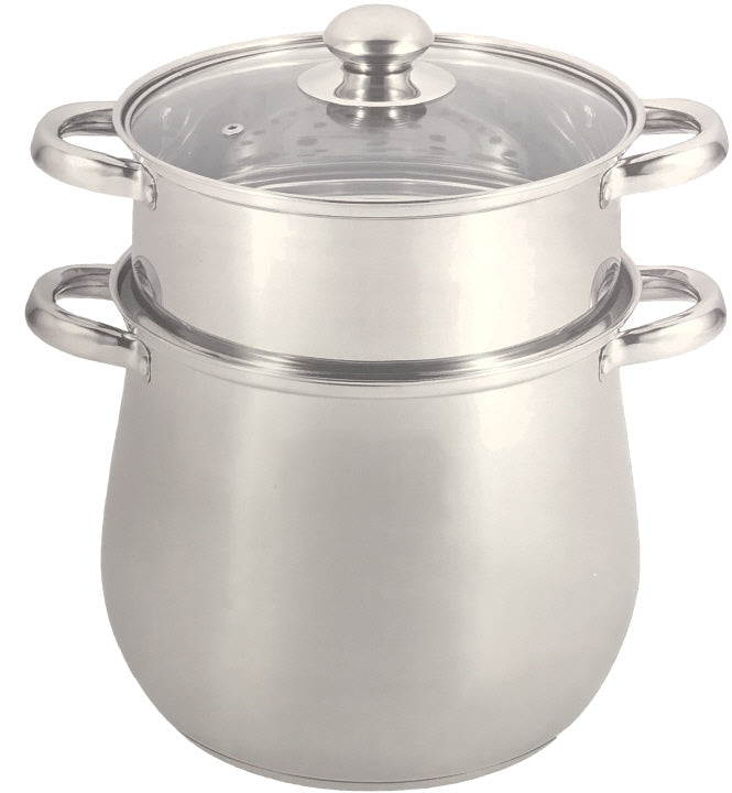 Couscouspan RVS – stoompan voor couscous, ook voor inductie, 4 tot 16 liter – foto 3