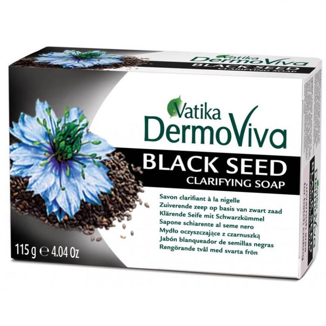 Vatika DermoViva Black Seed zeep met zwart zaad – clarifying, 115 g