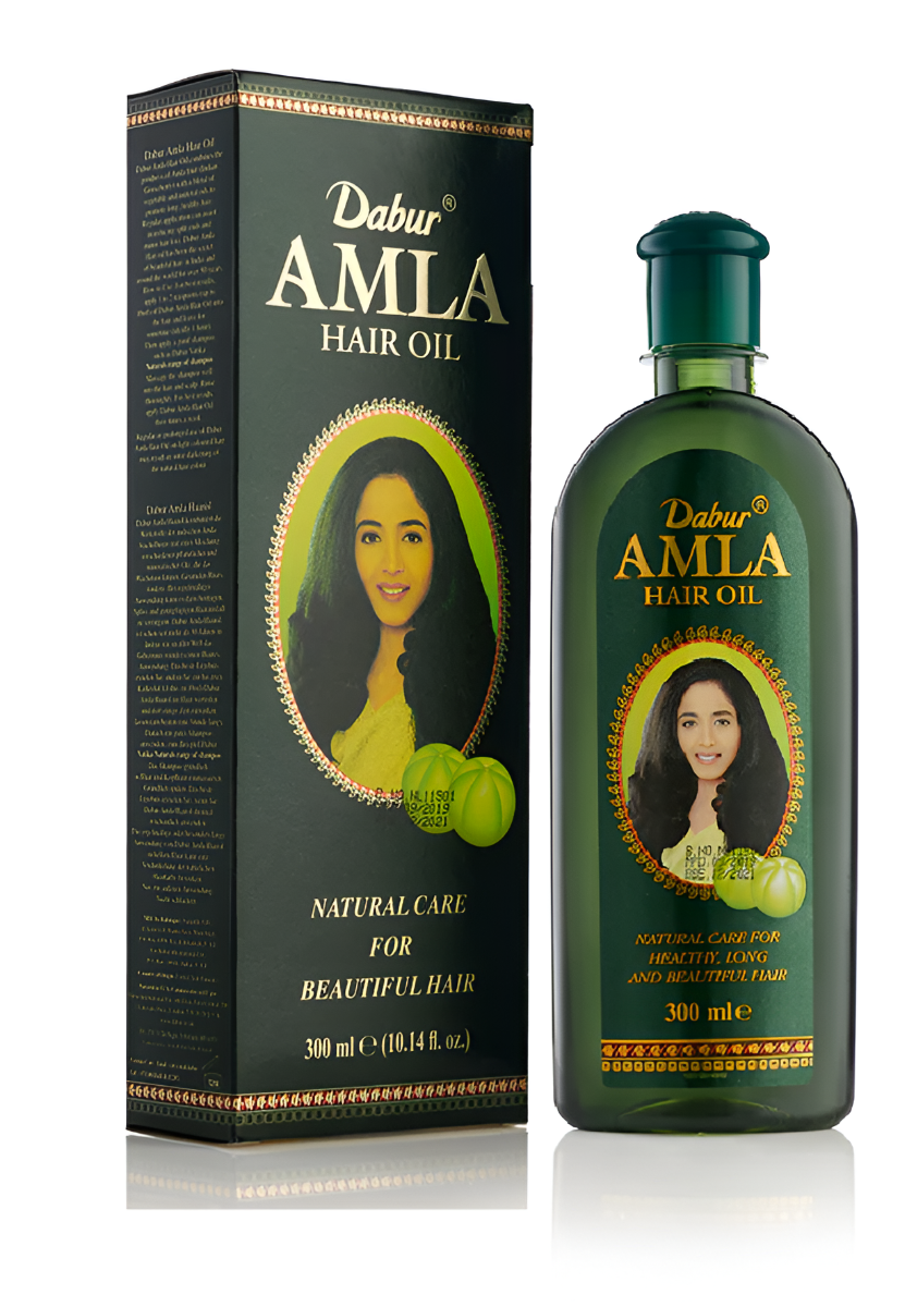 Dabur Amla haarolie 300 ml – met amla-extract, canola-olie en minerale olie