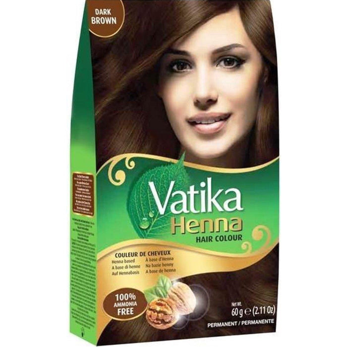 Dabur Vatika Henna Hair Color 6x10g Dark Brown