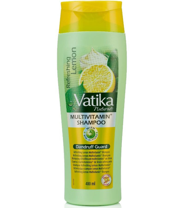 Dabur Vatika Naturals Refreshing Lemon shampoo – met citroen en tea tree, 400 ml