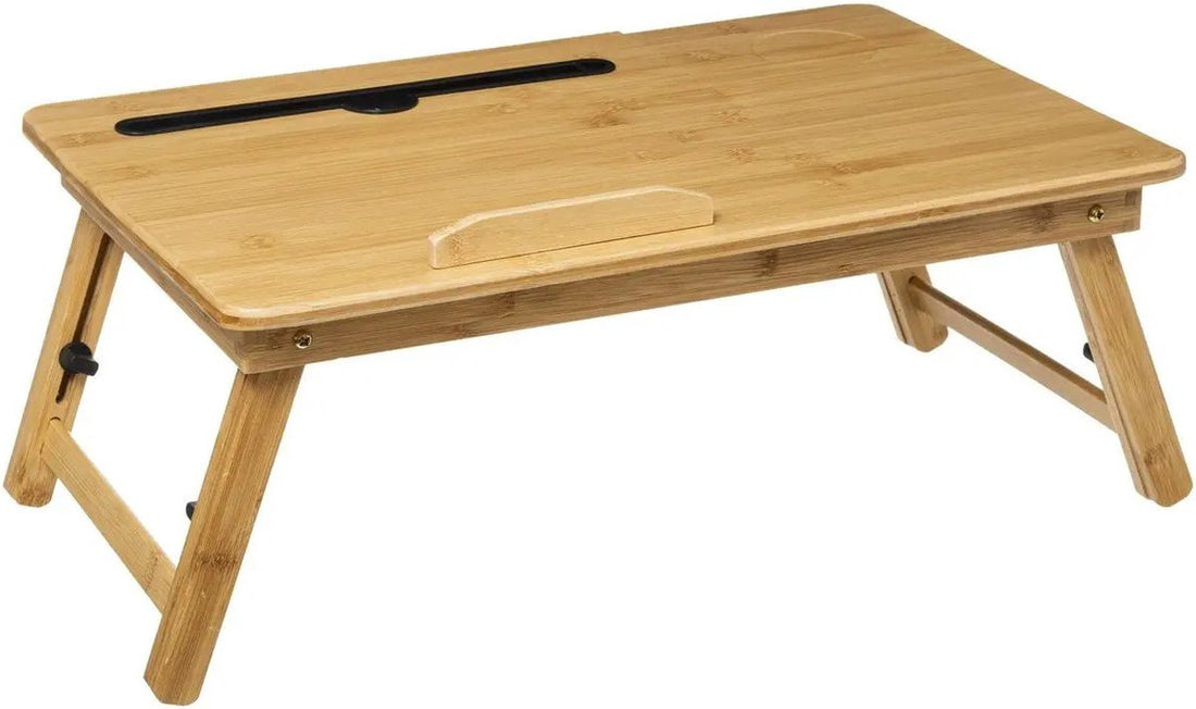 5Five Smart bedtafeltje van bamboe – ontbijt op bed en laptop, 54 x 34 cm