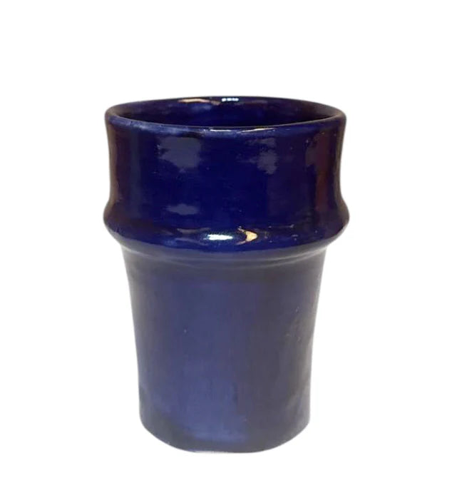 Moroccan Cups – Colored Earthenware – Handmade – Ø7 cm x 11 cm