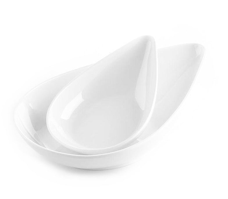Melamine schaaltjes in druppelvorm – wit, onbreekbaar, klein of groot – foto 4