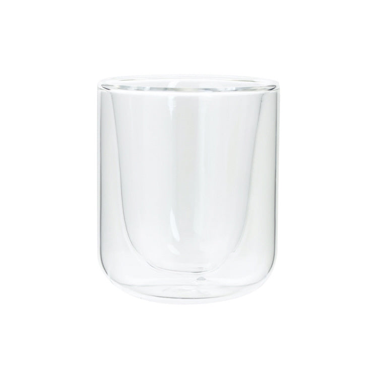 Secret de Gourmet dubbelwandig koffieglas 200 ml – transparant, met handvat