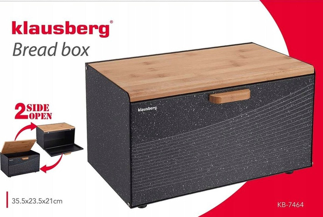 Klausberg 7464 - Double boîte à pain - anthracite