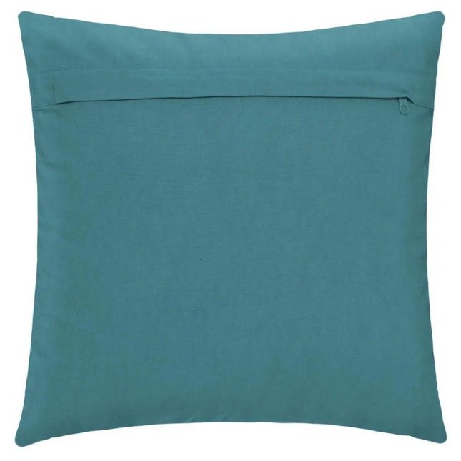 Atmosphera Inca kussen eendblauw – getuft katoen, 40 x 40 cm, afneembare hoes – foto 2