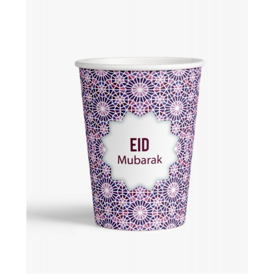 Beker Eid mozaïek, set van 6 – feestbekers voor Eid, 200 ml