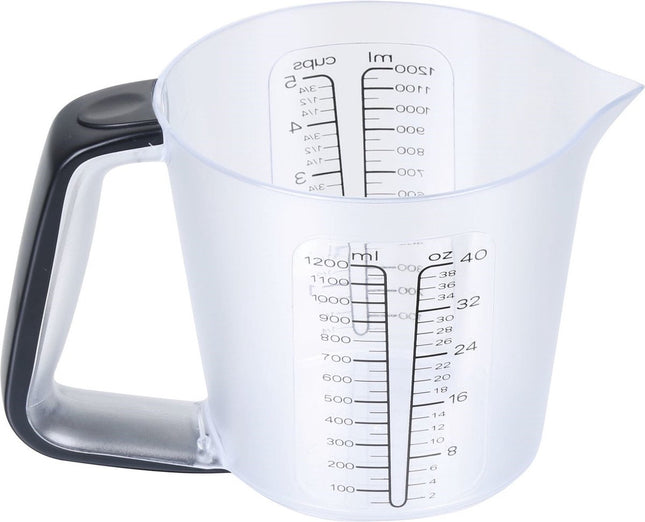 Kinghoff keukenweegschaal met maatbeker 1,2 liter – van 1 gram tot 5 kg – foto 2