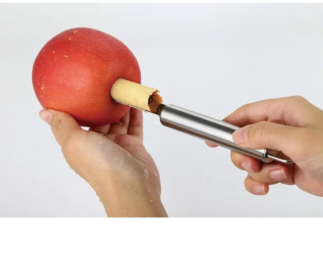 Kinghoff KH1801 klokhuisverwijderaar van rvs – voor appels, peren en tomaten