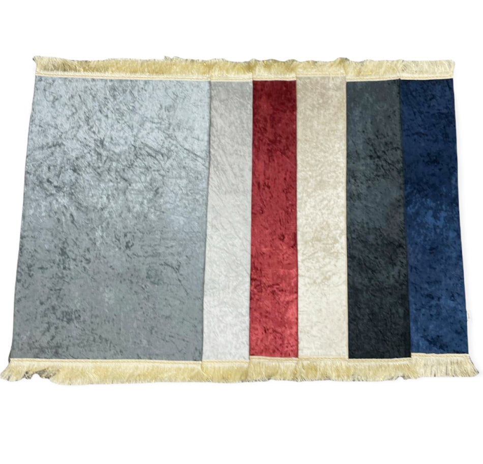 Gebedskleed velours zonder motief – zachte gebedsmat (sajada) met antislip – foto 14