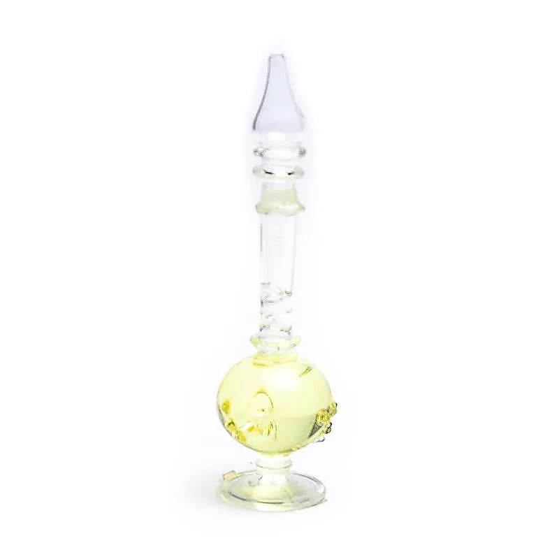 Scented oil in hand-blown jasmine bottle