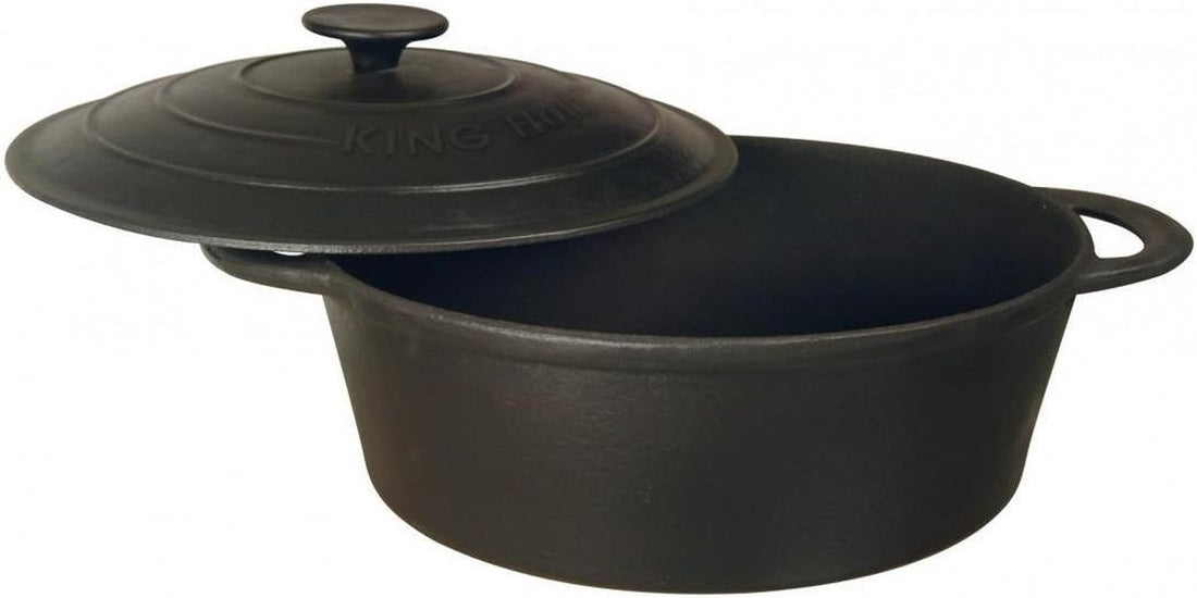 Kinghoff KH-2255 gietijzeren braadpan 3,9 liter – alle warmtebronnen en oven
