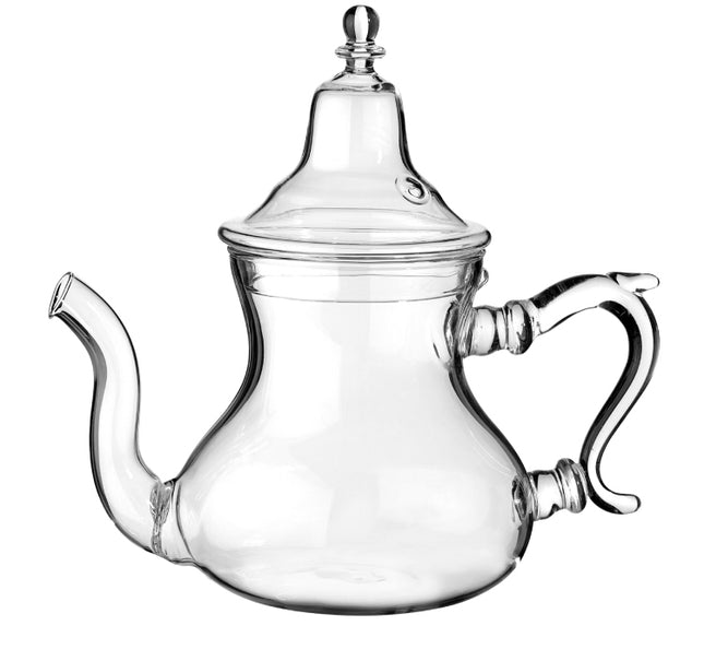 Marokkaanse glazen theepot met warmer – hittebestendig, 0,6 tot 1,5 liter – foto 2