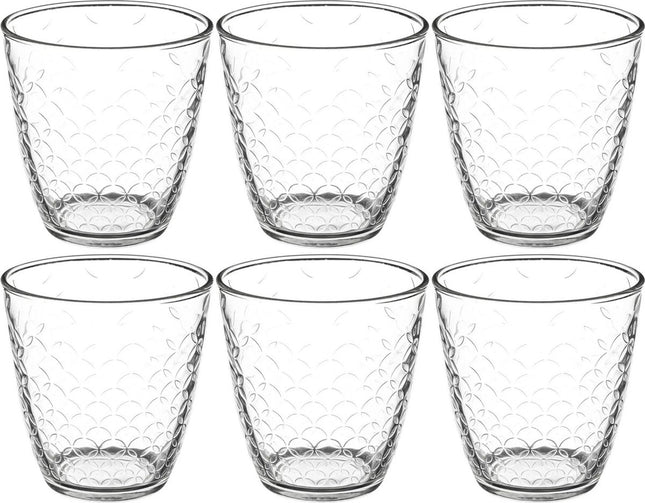Secret de Gourmet Rome glazen 250 ml – set van 6 water- en sapglazen