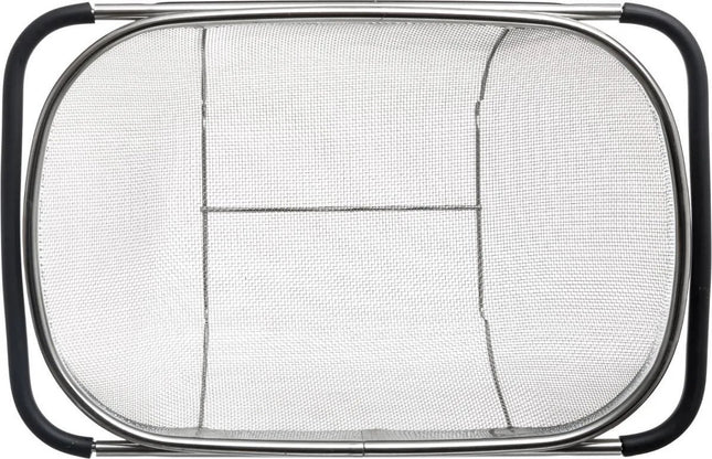 Secret de Gourmet gootsteenvergiet van RVS – uitschuifbaar tot 54,5 cm, zilver – foto 2