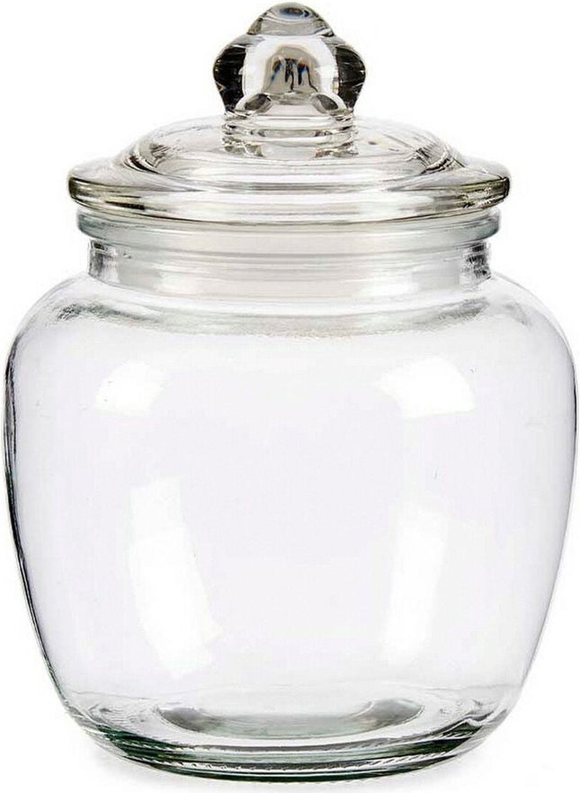 Hermetische voorraadpot van glas 1,4 liter – transparant, met deksel