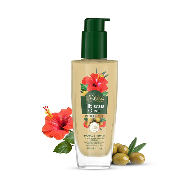 Dabur Vatika Ritual Oil Hibiscus Olive 100 ml. - Huile capillaire - Olive