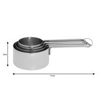 Kinghoff 4025 maatbekers van rvs – set van 4: 60, 80, 125 en 250 ml – foto 2