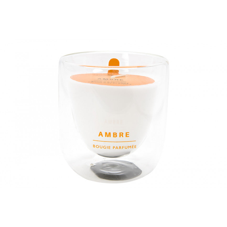 Atmosphera kaars in pot Ambre Ilan – glas, 130 g, Ø 8 x 8,5 cm