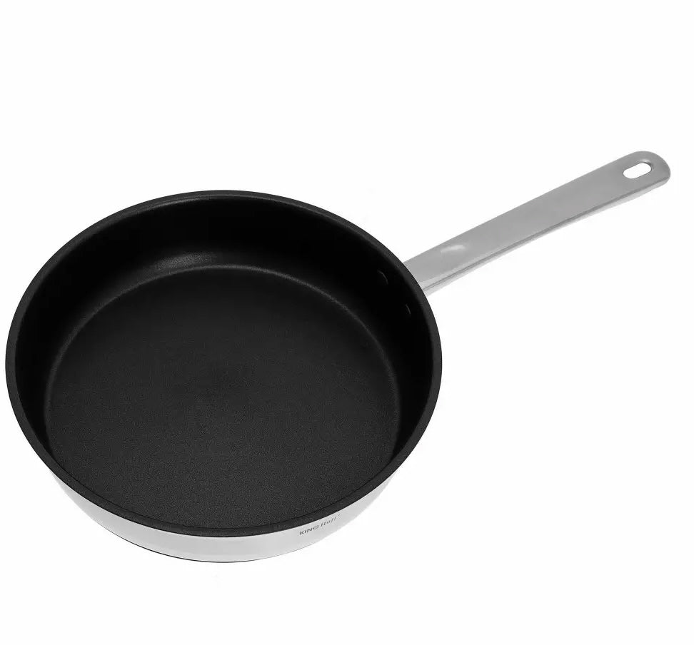 Kinghoff RVS braadpan met deksel – Ø 24 cm, voor alle kookplaten – foto 3