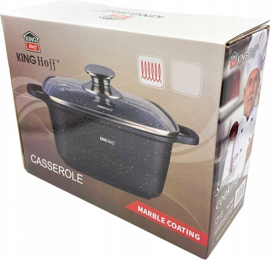 Kinghoff - Roasting pan - square - 26 cm - 5.5 litres