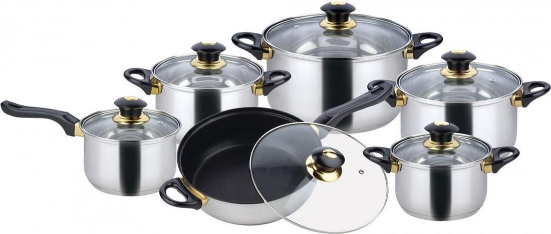 Kinghoff KH4441 pannenset RVS 12-delig – 6 pannen met deksel, ook inductie – foto 2