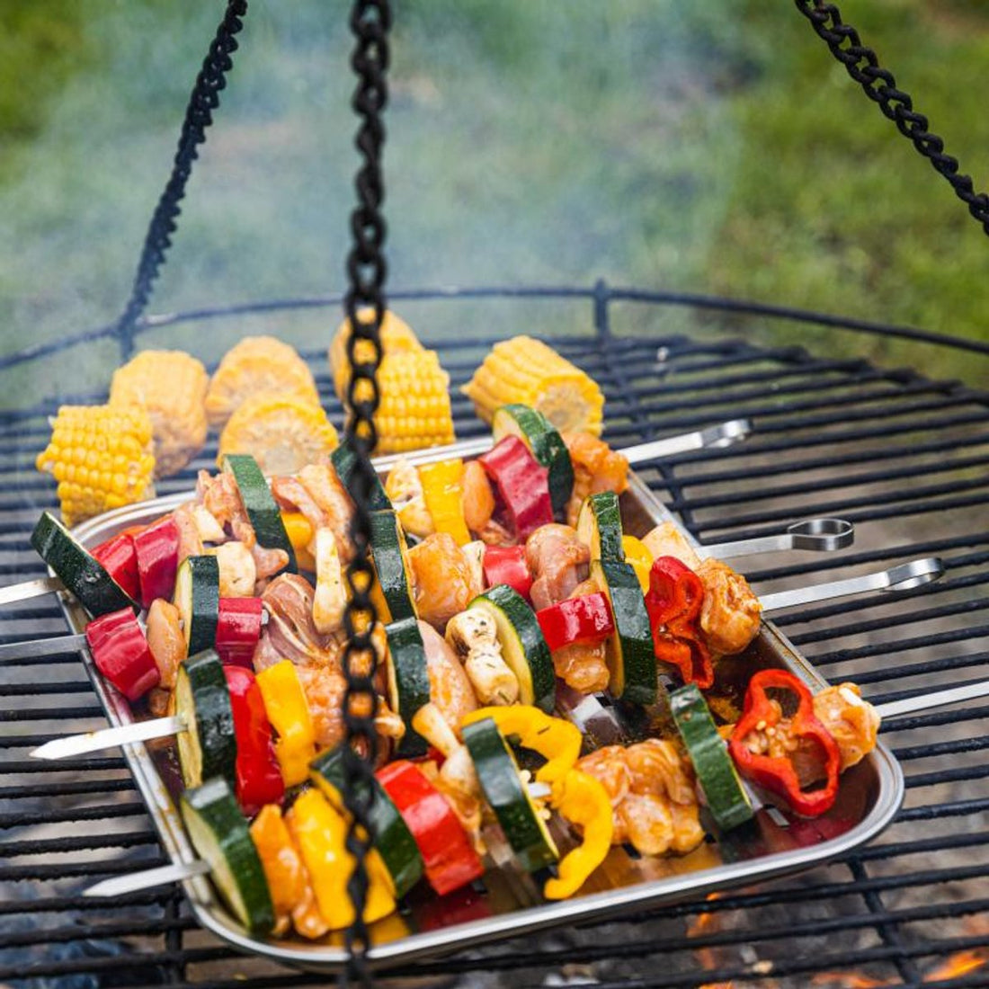 Kinghoff KH-1914 BBQ spiezen van RVS – set van 4, 35,8 cm – foto 4