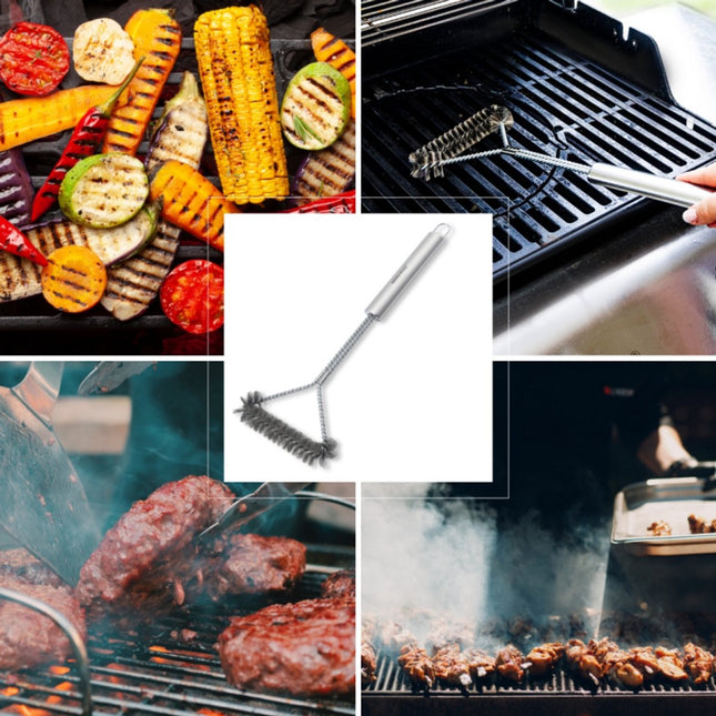 Kinghoff KH-1915 grillborstel – rvs barbecueborstel van 41,5 cm – foto 2