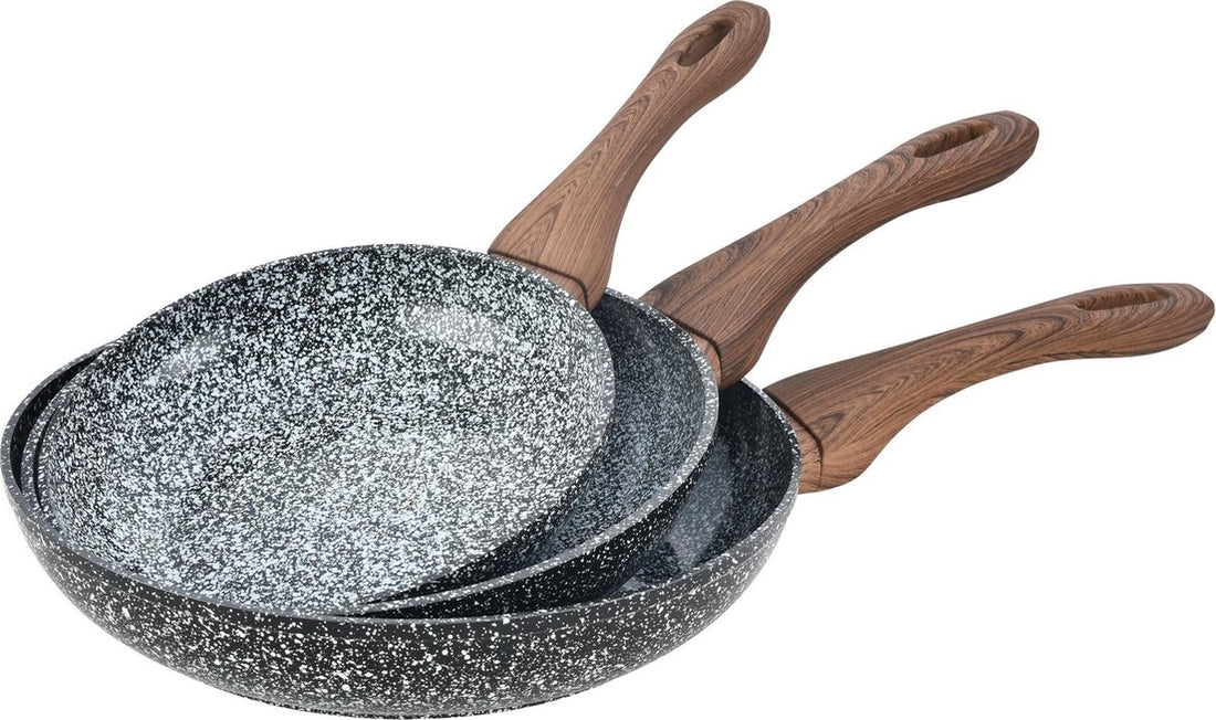 Kinghoff frying pans KH-1030 - Ø20, 24 and 28 cm - 3 pieces - all heat sources