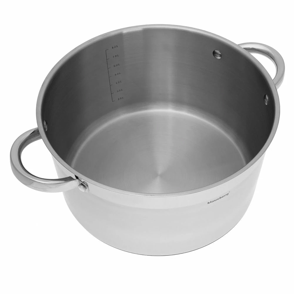Klausberg - cooking pot with lid - 8.0L - Ø28 cm