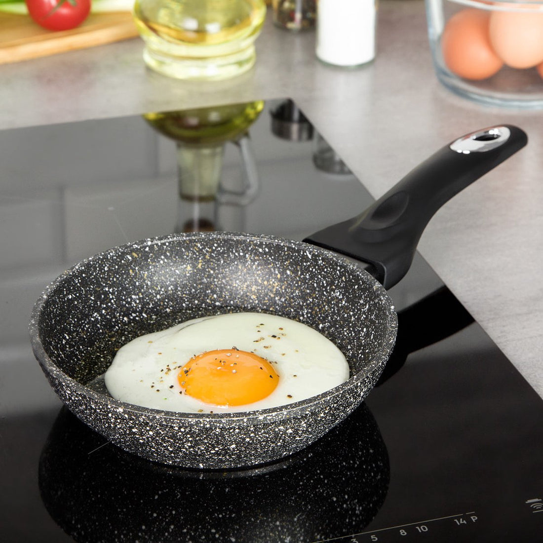 Klausberg koekenpan met marmercoating – Ø16 of 18 cm, alle warmtebronnen – foto 3