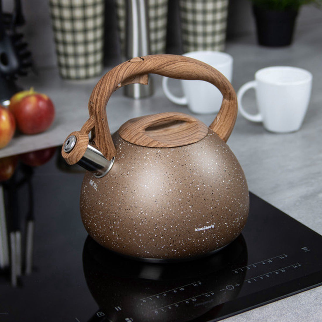 Klausberg traditionele fluitketel brons – 2,8 liter, roestvrij staal – foto 3