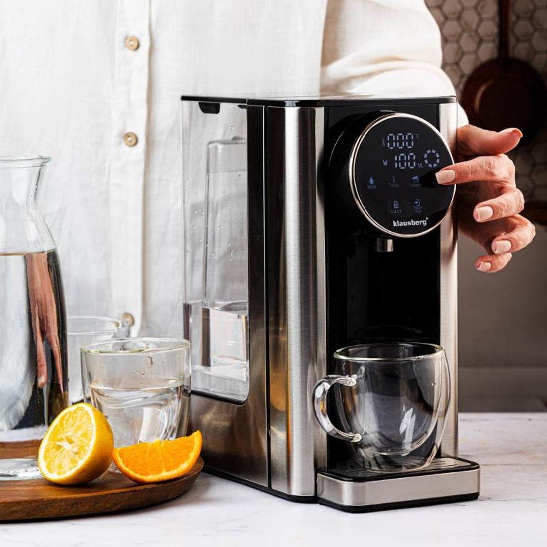 Klausberg KB7880 heetwaterdispenser – 2,7 liter, 7 temperaturen, 2600 W – foto 8