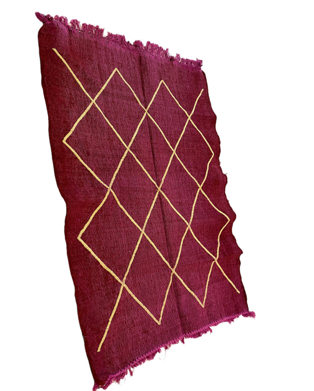 Marokkaanse kelimkleed ruitenmotieven 135 x 95 cm