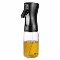 Kinghoff olie- en azijnverstuiver – oliespray van RVS en glas, 190 ml