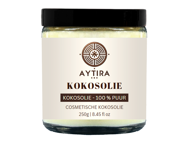 Aytira cosmetische kokosolie 250 g – 100% puur, voor huid, haar en massage