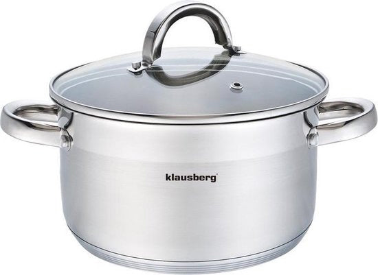 Klausberg - cooking pot with lid - 7.0L - Ø26 cm