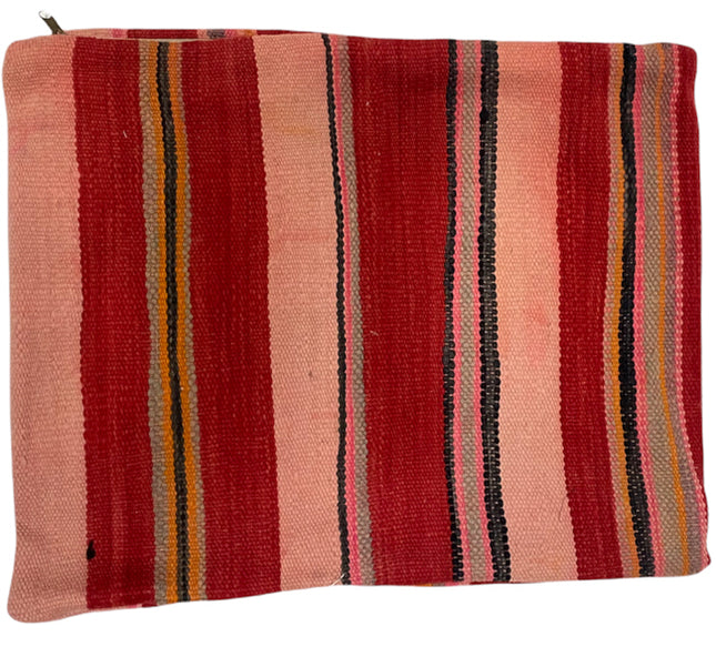 Vintage kelim kussenhoes van wol – van een Marokkaans berberkleed, 54 x 42 cm