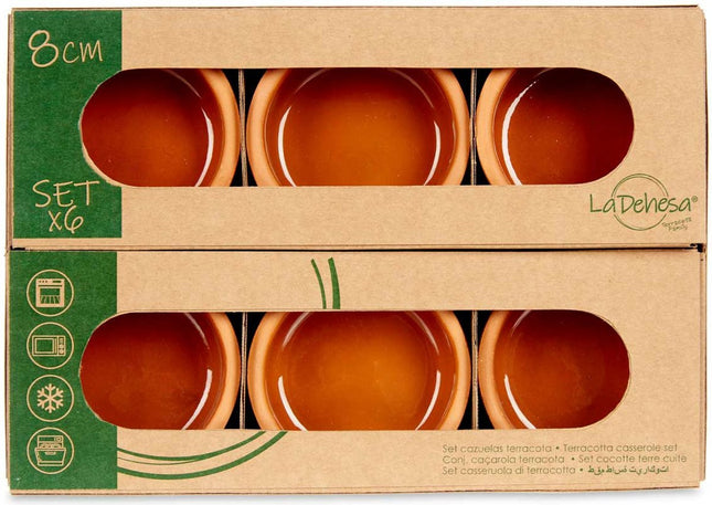 La Dehesa tapasschaaltjes terracotta, set van 6 – bruin, Ø 8 cm – foto 2
