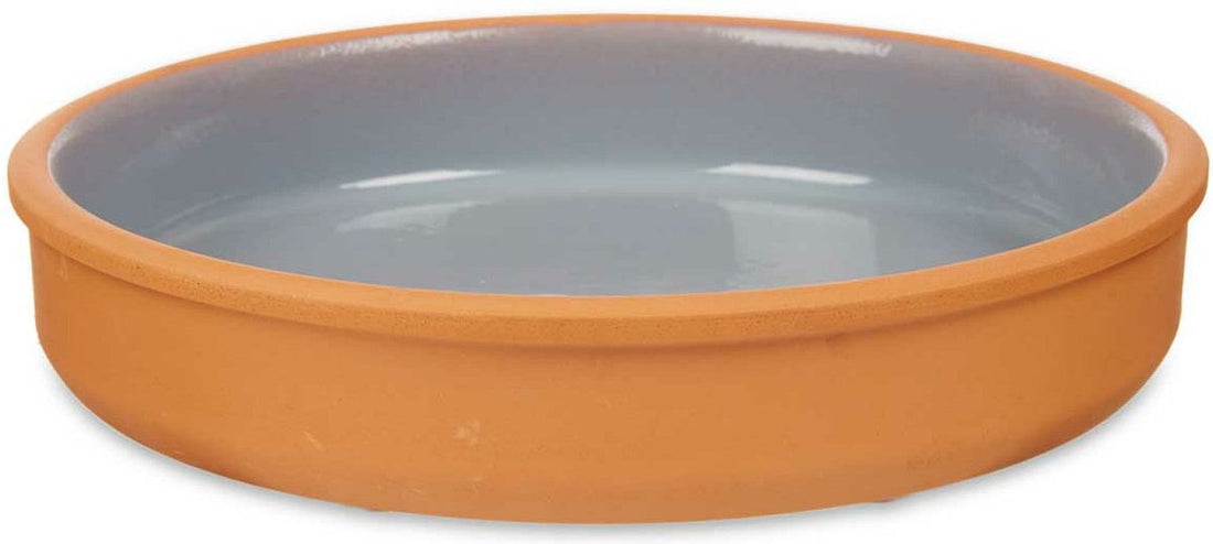 La Dehesa ovenschaal terracotta grijs, Ø 23 cm – tapas serveren en bakken