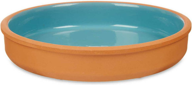La Dehesa ovenschaal terracotta blauw – ronde tapasschaal, Ø 23 x 4 cm