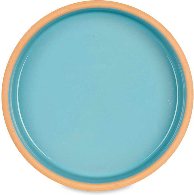 La Dehesa ovenschaal terracotta blauw – ronde tapasschaal, Ø 23 x 4 cm – foto 2