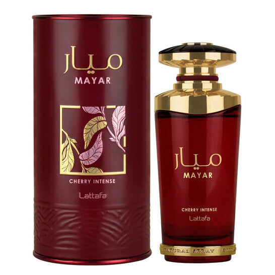 Lattafa Mayar Cherry Intense eau de parfum 100 ml – unisex, kers en bloemen