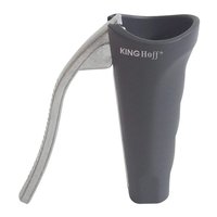 Kinghoff 1738 notenkraker – grijs, van lichte aluminiumlegering