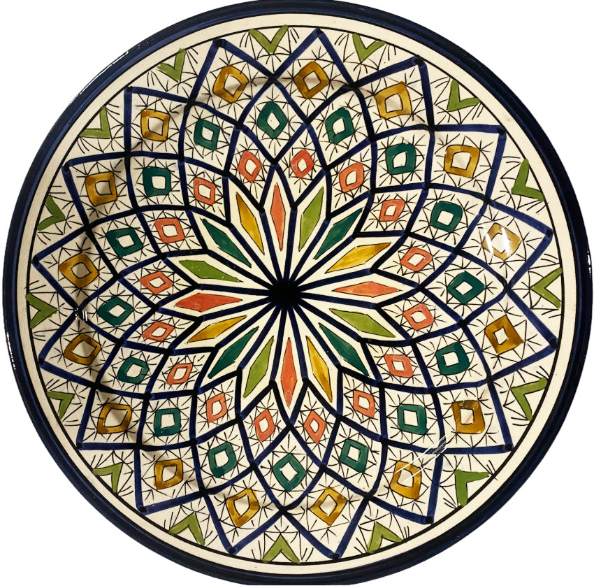 Marokkaanse schaal zwaka 35 cm
