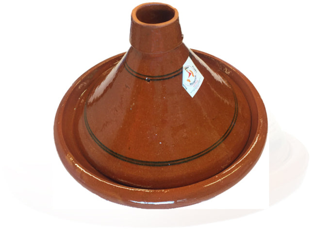 Marokkaanse tajine Ø 26 cm – kook tajine van aardewerk (kleipot), 2-3 personen